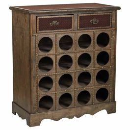 Botellero Alexandra House Living Marrón Madera Metal 31 x 69 x 63 cm Mueble 2 cajones 16 botellas Precio: 170.5494995523. SKU: B1DLLTGN3G