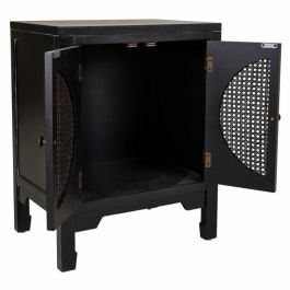 Mesita de Noche Alexandra House Living Negro 36 x 65 x 50 cm