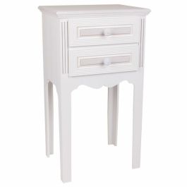 Mesita de Noche Alexandra House Living Blanco 28 x 69 x 38 cm Precio: 113.3648999032. SKU: B1ECFNWQC9