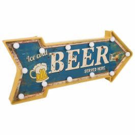 Placa de Pared Alexandra House Living Beer Azul Hierro 27 x 5 x 65 cm Iluminación Precio: 50.6869004235. SKU: B1CFLTEN9P