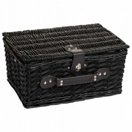 Cesta de Picnic Alexandra House Living Negro Mimbre