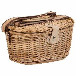 Cesta de Picnic Alexandra House Living Gris Natural Mimbre