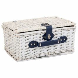 Cesta de Picnic Alexandra House Living Blanco Mimbre