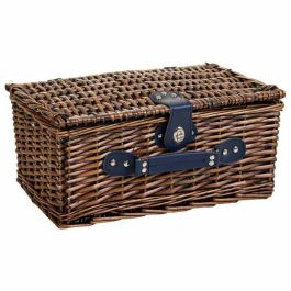 Cesta de Picnic Alexandra House Living Chocolate Mimbre