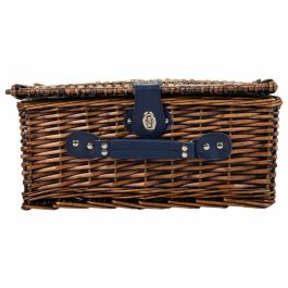 Cesta de Picnic Alexandra House Living Chocolate Mimbre