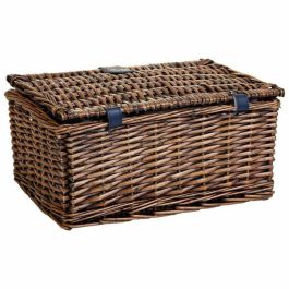 Cesta de Picnic Alexandra House Living Chocolate Mimbre