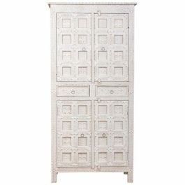 Armario ropero Alexandra House Living Blanco Madera de mango 93 x 192 x 45 cm