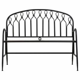 Banco Alexandra House Living Negro Metal 56 x 98 x 118 cm