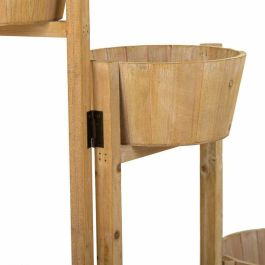 Soporte para Maceta Alexandra House Living Marrón Madera de Paulonia 20 x 90 x 124 cm