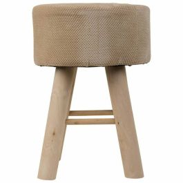 Taburete Alexandra House Living Marrón Bambú Pino Esponja Madera MDF 32 x 44 x 32 cm