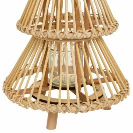 Farol Alexandra House Living Natural Bambú 29 x 42 x 29 cm