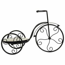 Soporte para Maceta Alexandra House Living Negro Hierro Azulejo Bicicleta 23 x 36 x 53 cm