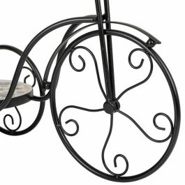 Soporte para Maceta Alexandra House Living Negro Hierro Azulejo Bicicleta 23 x 36 x 53 cm