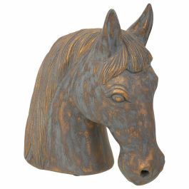 Figura Decorativa Alexandra House Living Gris Dorado Poliresina Caballo 15 x 31 x 31 cm Precio: 51.6549003872. SKU: B1EC6KKBH7