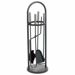 Utensilios para Chimenea Alexandra House Living Negro Hierro 22 x 68 x 22 cm