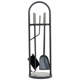 Utensilios para Chimenea Alexandra House Living Negro Hierro 22 x 68 x 22 cm