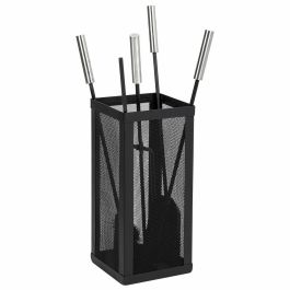 Utensilios para Chimenea Alexandra House Living Negro Hierro 16 x 50 x 16 cm