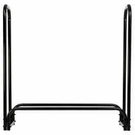 Soporte para Leña Alexandra House Living Negro Hierro 34 x 124 x 124 cm