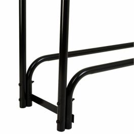 Soporte para Leña Alexandra House Living Negro Hierro 34 x 124 x 124 cm