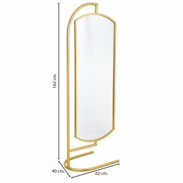 Espejo de pie Alexandra House Living Oro Metal Hierro Espejo 40 x 162 x 62 cm