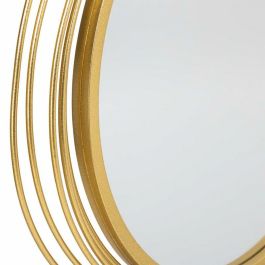 Espejo de pared Alexandra House Living Oro Metal Hierro Espejo 4 x 49 x 66 cm