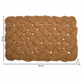 Felpudo Alexandra House Living Natural Fibra de coco 3 x 90 x 55 cm