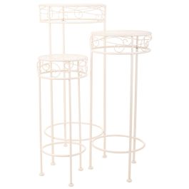 Soporte para Maceta Alexandra House Living Blanco Metal Hierro 28 x 120 x 58 cm Precio: 48.145900701799995. SKU: B1FG983EPH