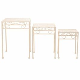 Soporte para Maceta Alexandra House Living Blanco Metal Hierro 25 x 45 x 72 cm