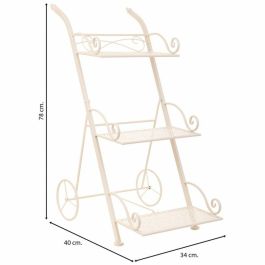 Soporte para Maceta Alexandra House Living Blanco Metal Hierro 25 x 32 x 55 cm