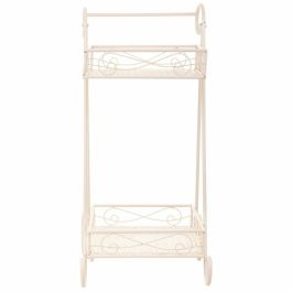 Soporte para Maceta Alexandra House Living Blanco Metal Hierro 23 x 65 x 28 cm