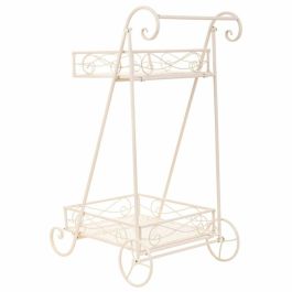 Soporte para Maceta Alexandra House Living Blanco Metal Hierro 23 x 65 x 28 cm