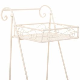 Soporte para Maceta Alexandra House Living Blanco Metal Hierro 23 x 65 x 28 cm