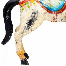 Figura Decorativa Alexandra House Living Madera de mango Caballo 9 x 34 x 31 cm