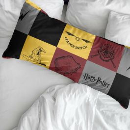 Funda de almohada Harry Potter Hogwarts Multicolor 45 x 110 cm 100 % algodón