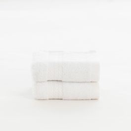 Toalla de baño SG Hogar Blanco 50 x 100 cm 50 x 1 x 10 cm 2 Unidades