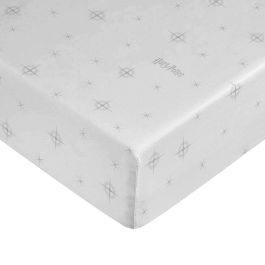 Juego de Sábanas Harry Potter Stars Grey Blanco Multicolor Cama de 105