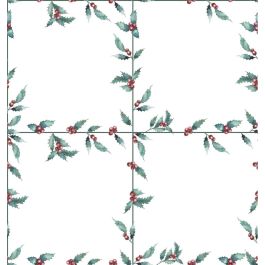 Camino de Mesa Belum terciopelo White Christmas 1 Multicolor 50 x 145 cm Navidad