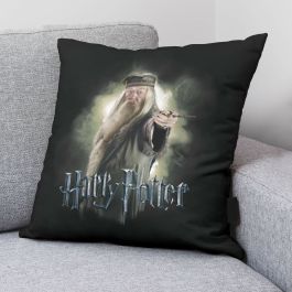 Funda de cojín Harry Potter Dumbledore Negro Multicolor 50 x 50 cm