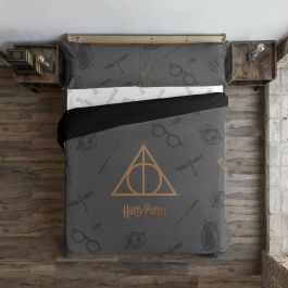 Funda Nórdica Harry Potter Deathly Hallows Multicolor 180 x 220 cm Cama de 105