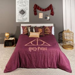Funda Nórdica Harry Potter Deathly Hallows 260 x 240 cm Cama de 180
