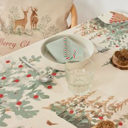 Mantel antimanchas Belum Christmas Deer Multicolor 350 x 155 cm