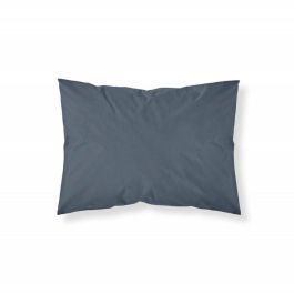 Funda de almohada Decolores Liso Azul 175 Hilos 45 x 110 cm