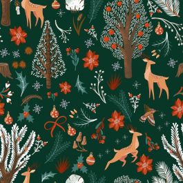 Mantel resinado antimanchas Belum Merry Christmas 300 x 140 cm