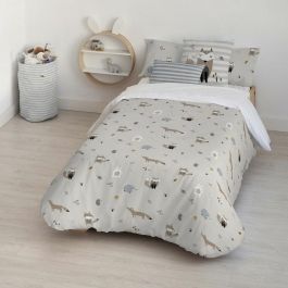 Funda Nórdica Kids&Cotton Kenai Small Beige 175 Hilos 180 x 220 cm 180 x 240 cm