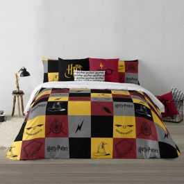 Funda Nórdica Harry Potter Hogwarts Multicolor 175 Hilos 220 x 220 cm Cama de 135/140