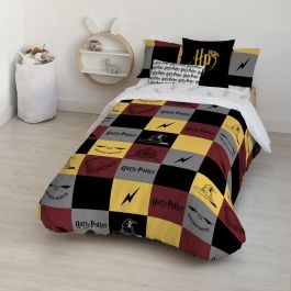 Funda Nórdica Harry Potter Hogwarts Multicolor 175 Hilos 260 x 240 cm Cama de 180