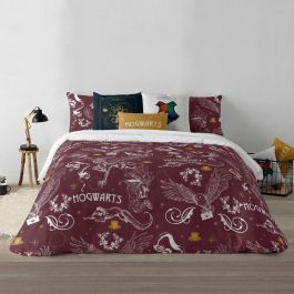 Funda Nórdica Harry Potter Creatures Multicolor 175 Hilos 155 x 220 cm Cama de 90