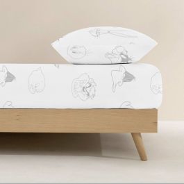 Sábana Bajera Looney Tunes Multicolor Cama de 180