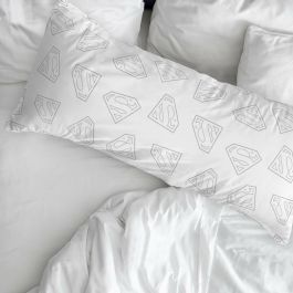 Funda de almohada Superman Superman Blanco 65 x 65 cm