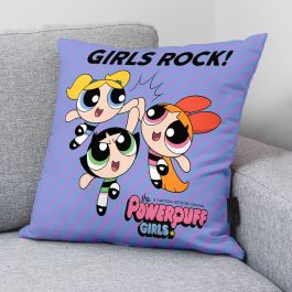Funda de cojín Powerpuff Girls Girls Rock A Lila 45 x 45 cm